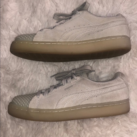 Spiked front suede PUMA sneakers - Picture 3 of 7